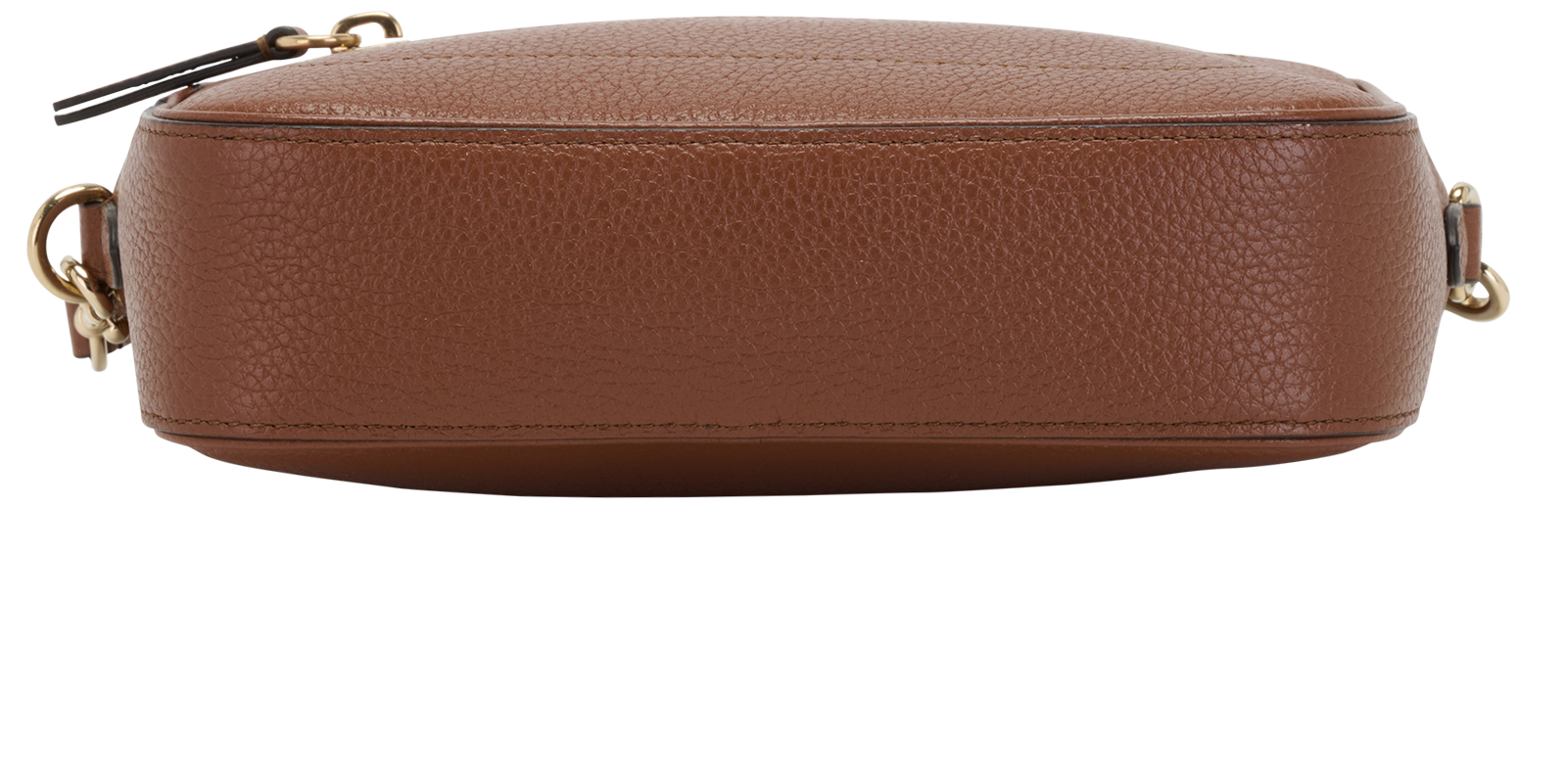 Mini Camera Bag, &pound;395, Handbags, Brown, Leather, Top view